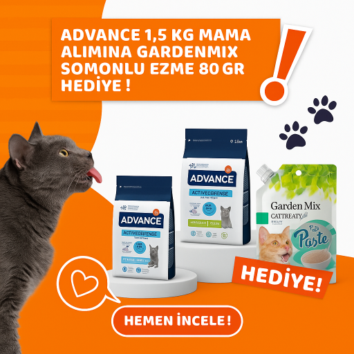 Advance 1,5 kg Mama Alımına Garden Mix Somonlu Ezm
